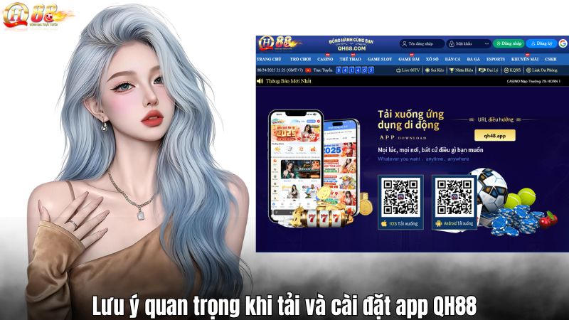 Lưu ý quan trọng khi tải và cài đặt app QH88